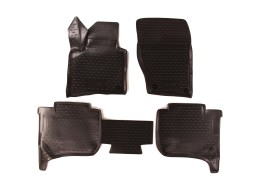 3D Gumové koberce VOLKSWAGEN Touareg II, 2010-2015, 2015-03/2018, dvouzónová klimatizace