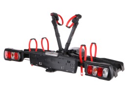 Nosič kol na tažné zařízení E-BIKE 2 PREMIUM - 2 elektrokola, nosnost 60kg, skládací