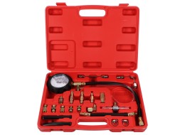 Sada pro testování tlaku benzínových motorů MECHANIC ENGINE TESTER 20, 0-10bar, 20ks