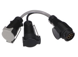 Kabelová redukce zástrčky tažného zařízení TRAILER CABLE 6, ze 13pin na 7pin N+S, 35cm
