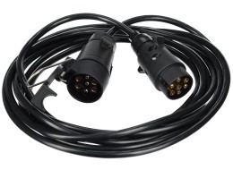 Prodlužovací 7pin kabel - závěsná zásuvka+zástrčka TRAILER CABLE 7, 12V, 5m