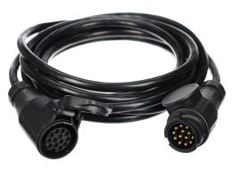 Prodlužovací 13pin kabel - závěsná zásuvka+zástrčka TRAILER CABLE 8, 12V, 5m