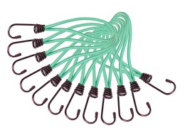 Sada upínacích gum s kovovým hákem CARGO CORD SET 1, 21cm, 12ks