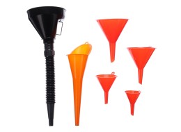 Sada trychtýřů na dolévání kapalin MECHANIC FUNNEL SET 2, 6 ks