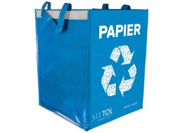 Taška na tříděný odpad SORT EASY PAPIER, 30x30x40cm, 36l