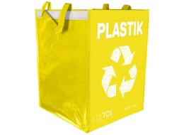 Taška na tříděný odpad SORT EASY PLASTIK DE, 30x30x40cm, 36l