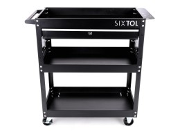 Dílenský vozík na nářadí MECHANIC TROLLEY ROGER DRAWER, 3 police + 1 šuplík