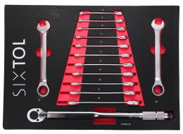 Modul s nářadím do dílenského vozíku MECHANIC TOOL TRAY 7, 14ks