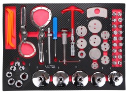 Modul s nářadím do dílenského vozíku MECHANIC TOOL TRAY 10, 52ks