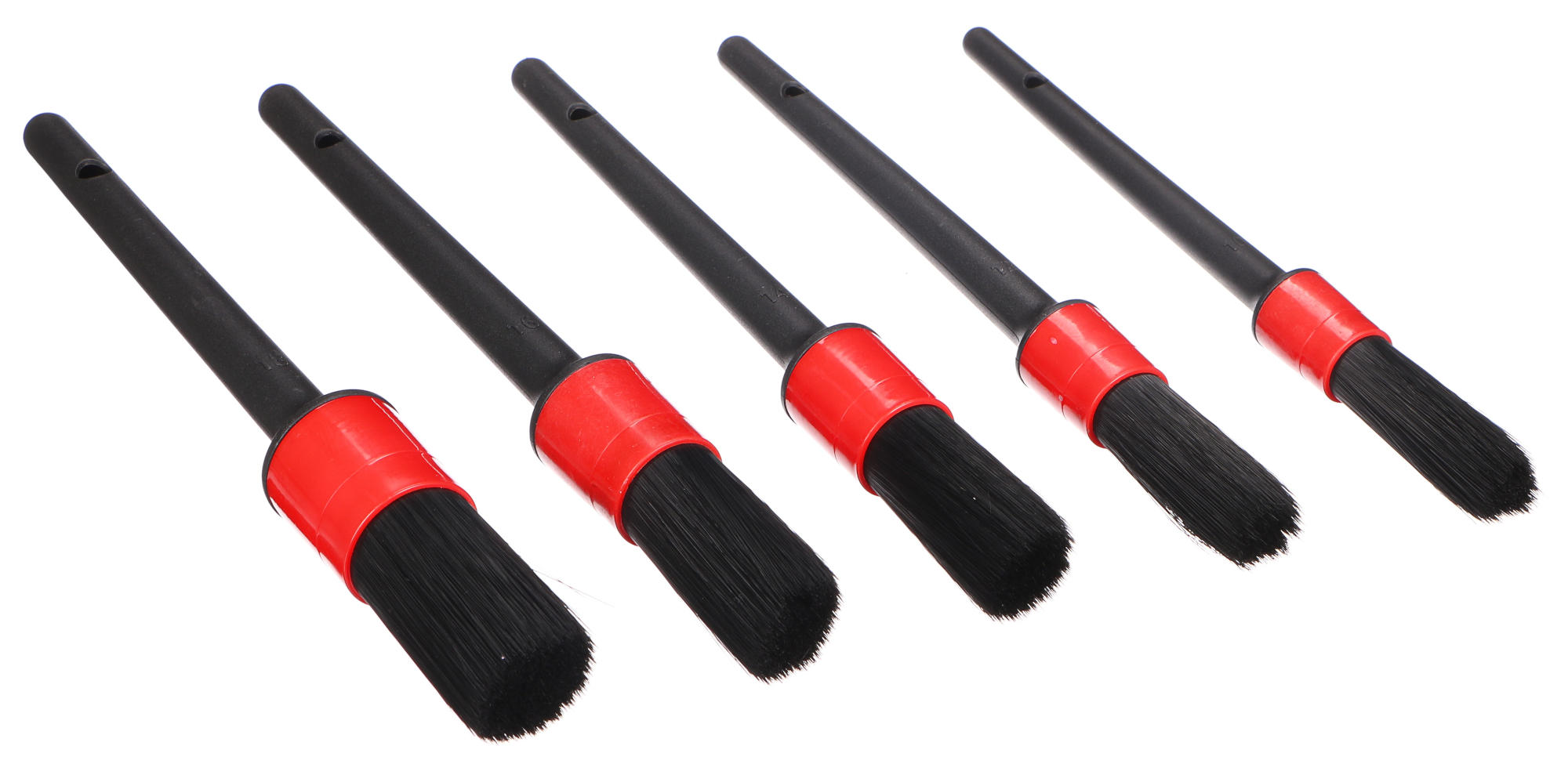 Fotografie produktu: Sixtol Sada měkkých precizních štětců pro čištění auta CAR DETAILING BRUSH 5 SOFT, 5ks