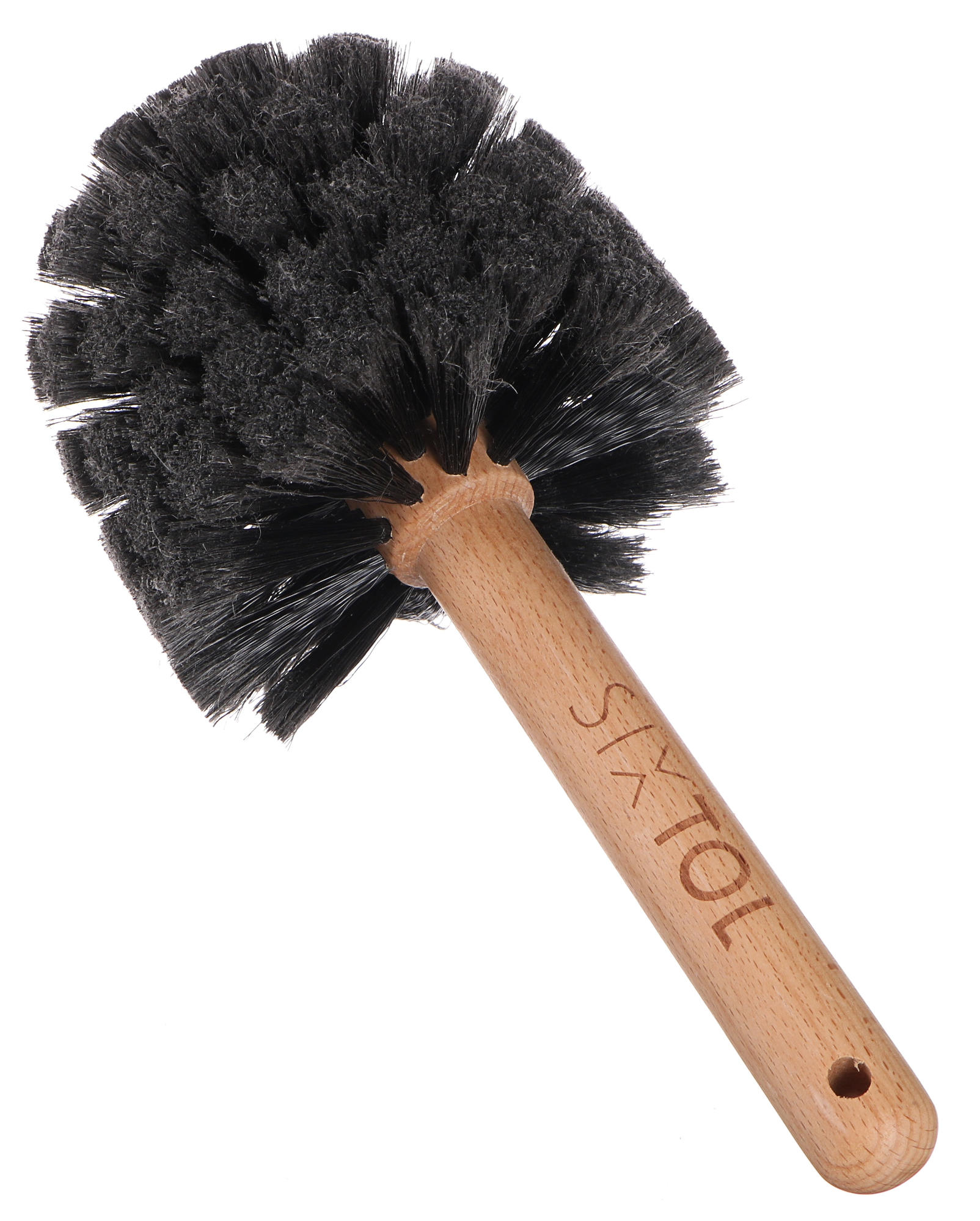 Fotografie produktu: Sixtol Kulatý kartáč pro čištění těla jízdního kola nebo motorky CAR DETAILING WOOD BRUSH 1