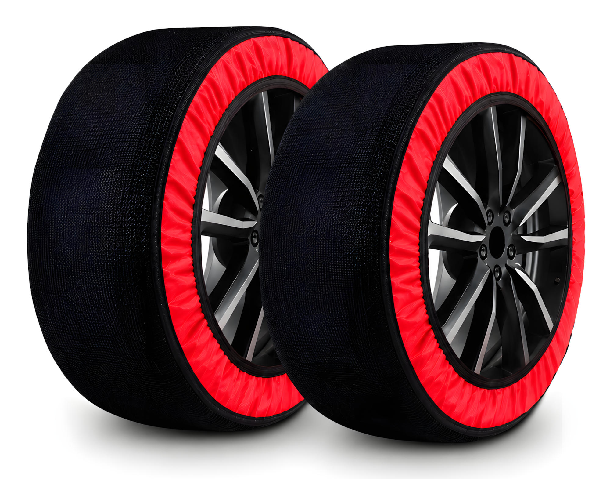 Fotografie produktu: Sixtol Sněhové řetězy na pneumatiky CAR SNOW TIRE CHAIN S, 13"-17", textilní, 2 ks
