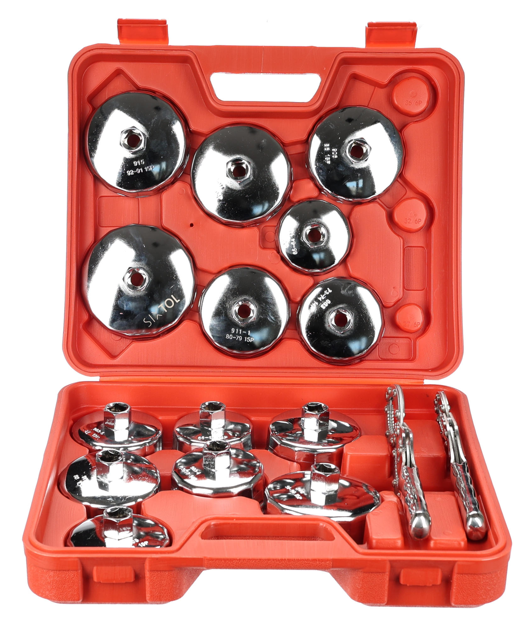 Fotografie produktu: Sixtol Sada kalíškových klíčů na olejové filtry MECHANIC OIL WRENCH 16, 16 ks
