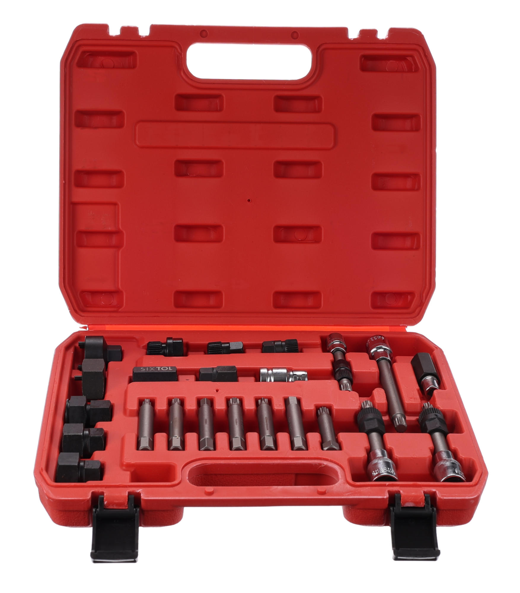 Fotografie produktu: Sixtol Sada na montáž a demontáž řemenic alternátoru MECHANIC PULLEY SET 3, 24 ks