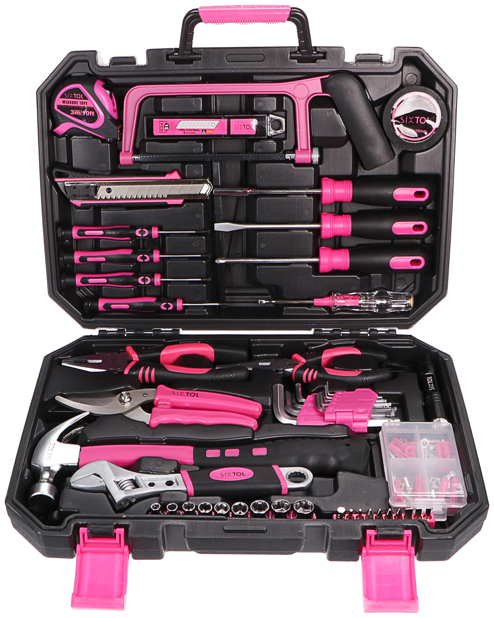 Fotografie produktu: Sixtol Sada nářadí HOME PINK 128