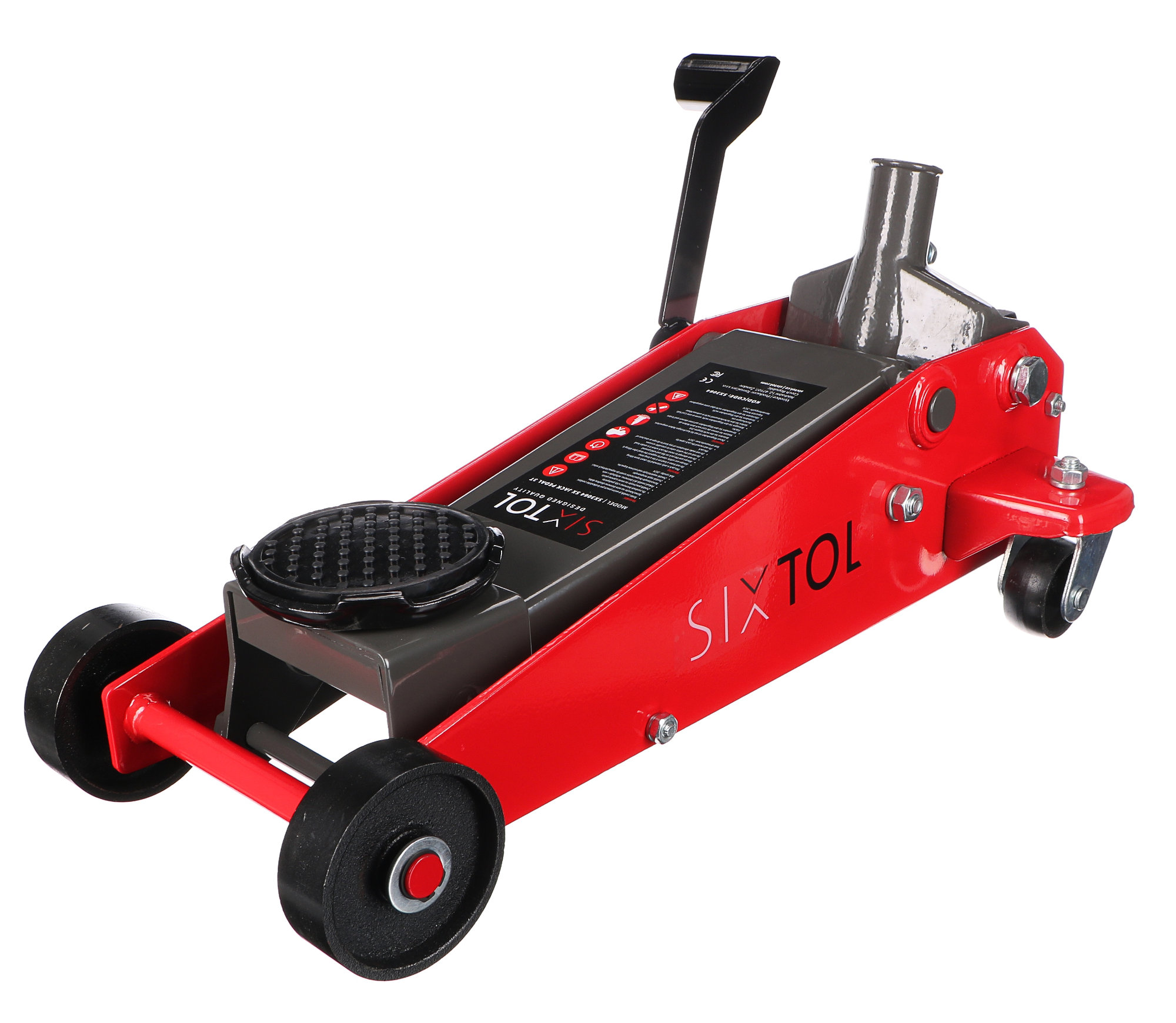 Fotografie produktu: Sixtol Pojízdný hydraulický zvedák heavy-duty 3T s pedálem SX JACK PEDAL 3T