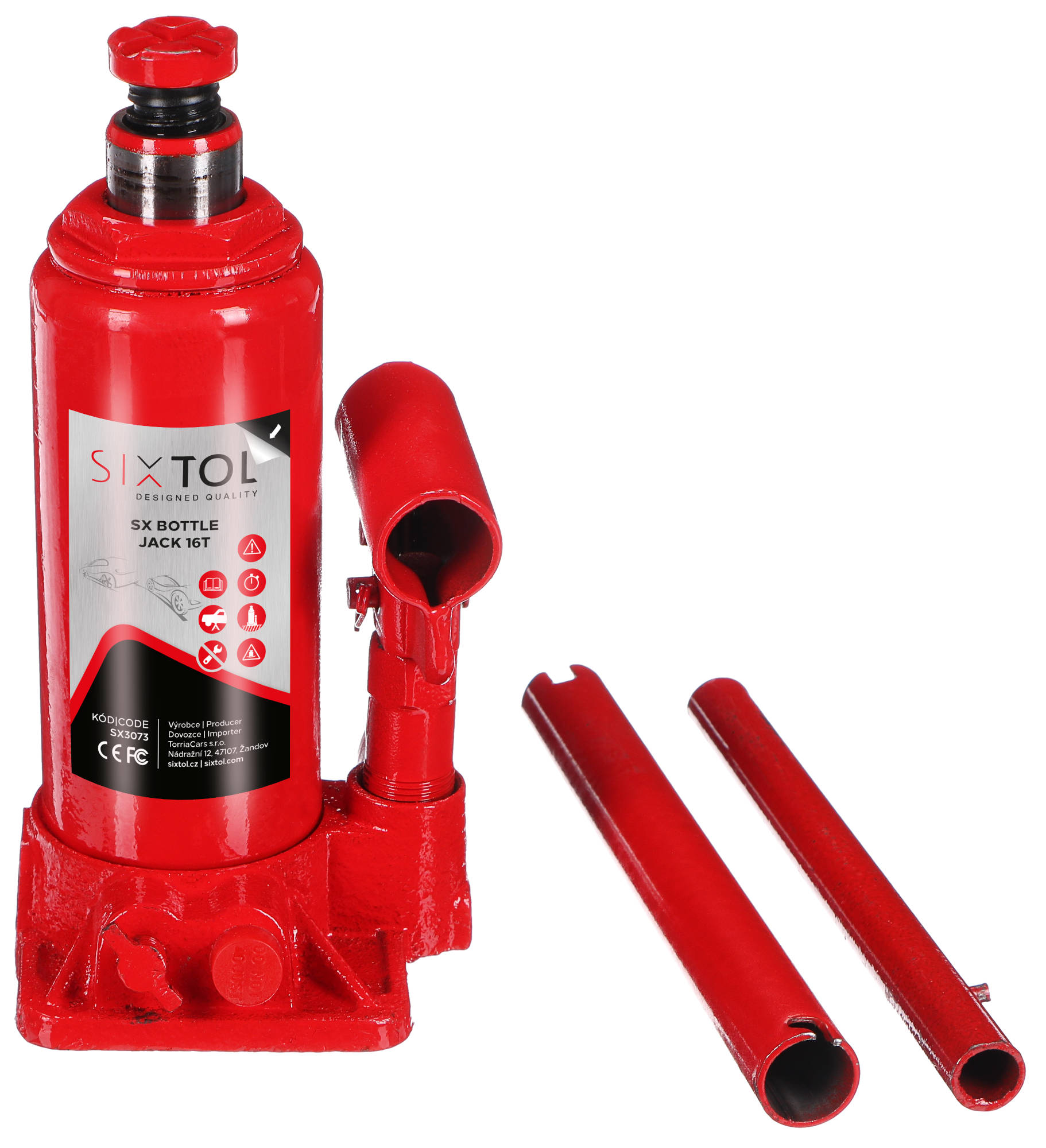 Fotografie produktu: Sixtol Hydraulický zvedák panenka SX BOTTLE JACK 16T