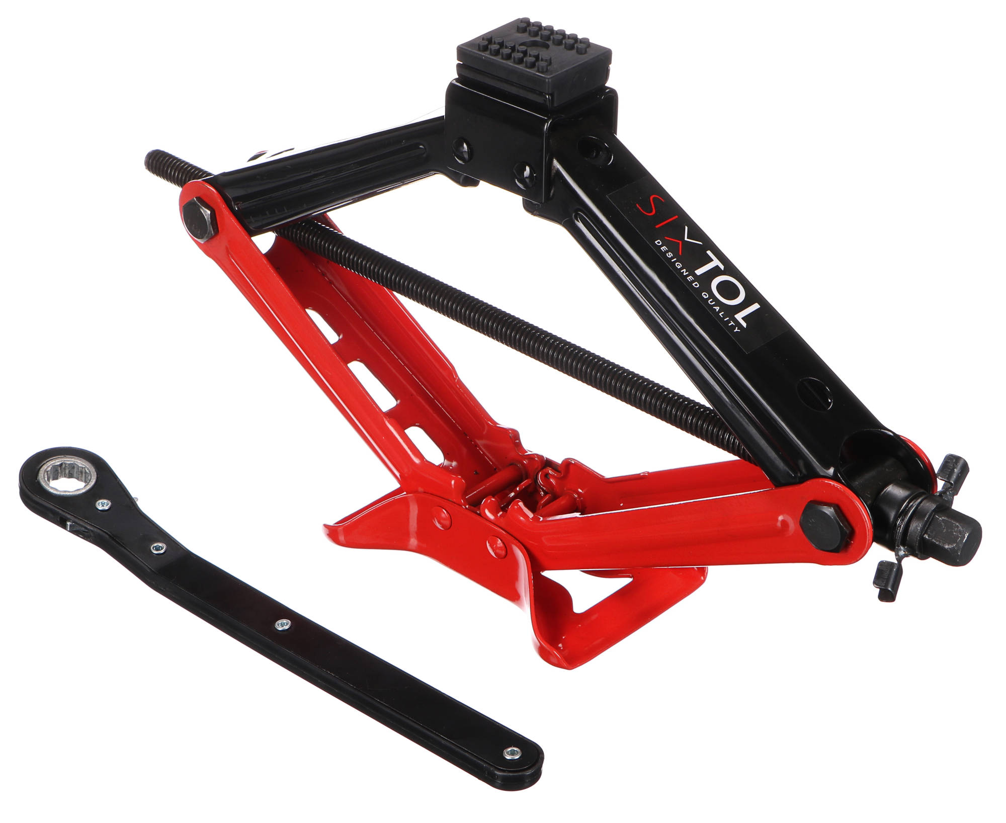 Fotografie produktu: Sixtol Nůžkový zvedák s ráčnou SX SCISSOR JACK 2T
